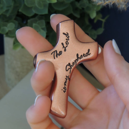 Copper Palm Cross