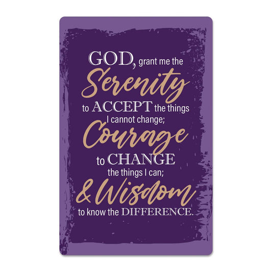 Serenity Prayer Embossed Magnet