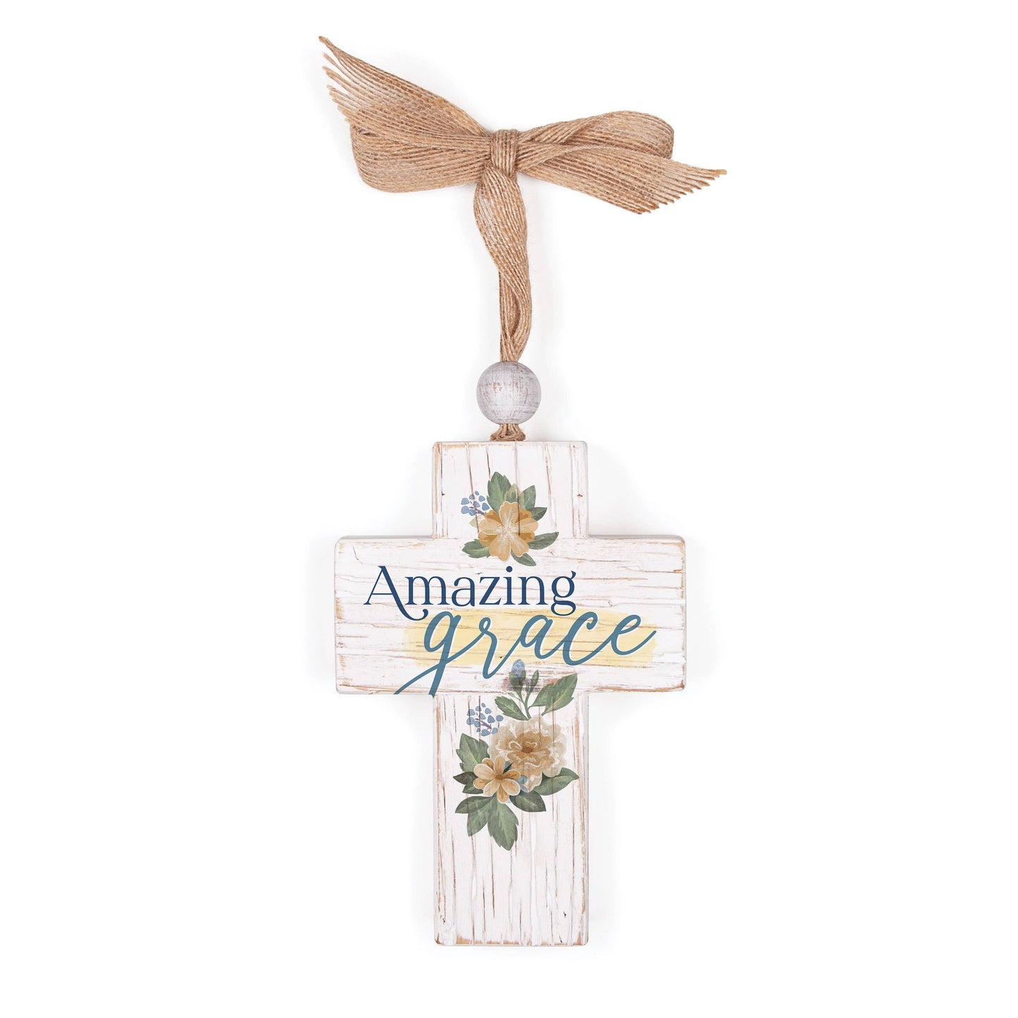 Amazing Grace Whitewashed Cross