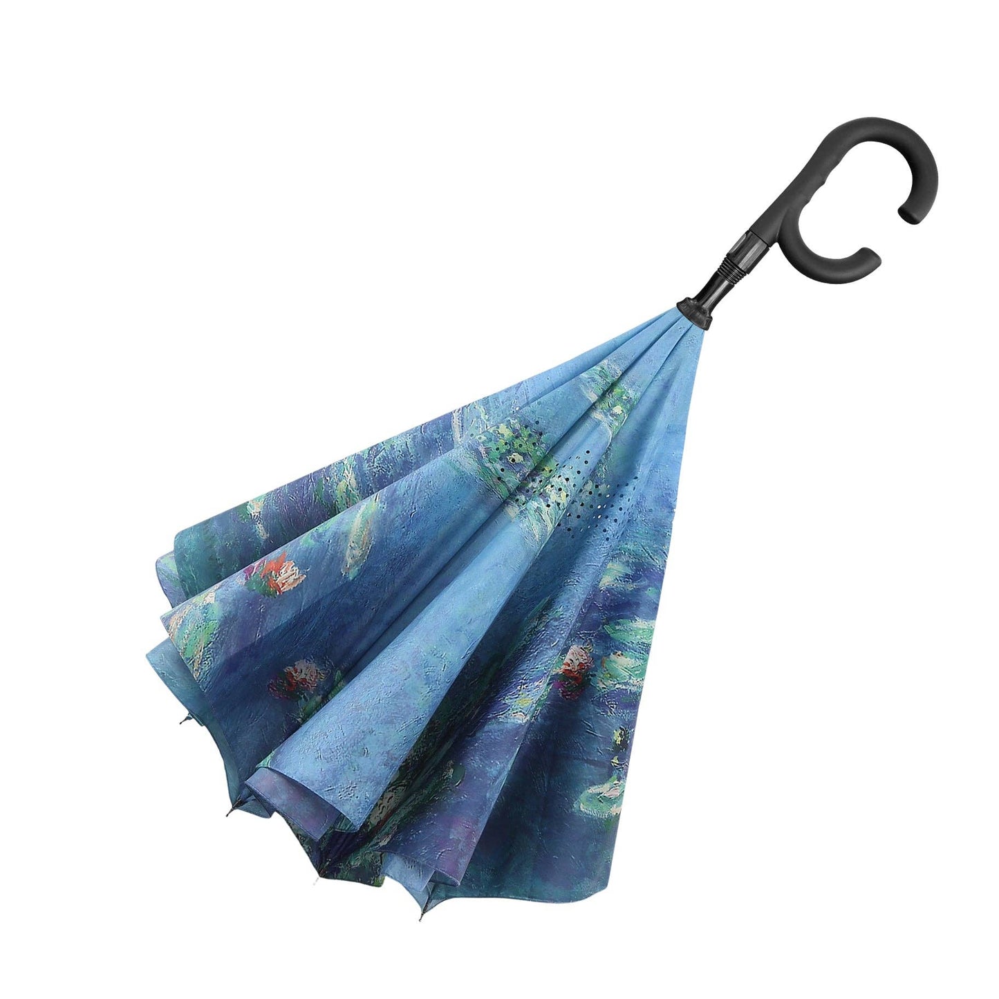 Umbrella inverted- Monet Water Lilies