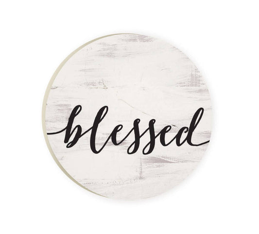 Blessed Ceramic Car Coaster