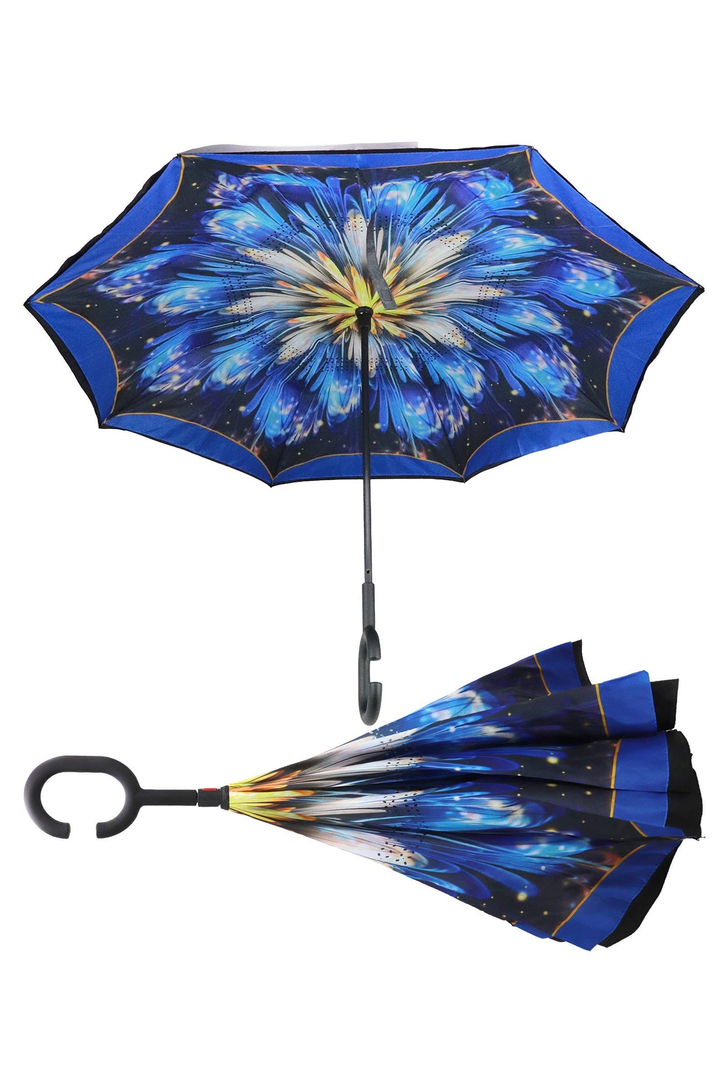 Umbrella- reverse open inverted