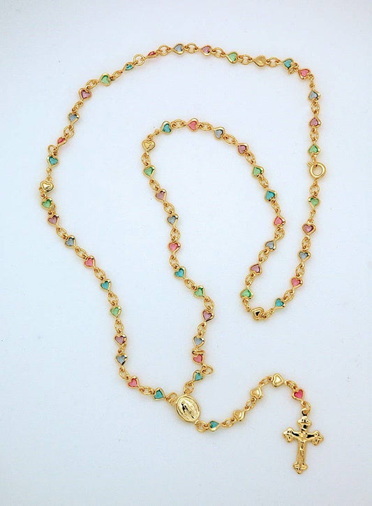 Brazilian Crystal Rosary Necklace