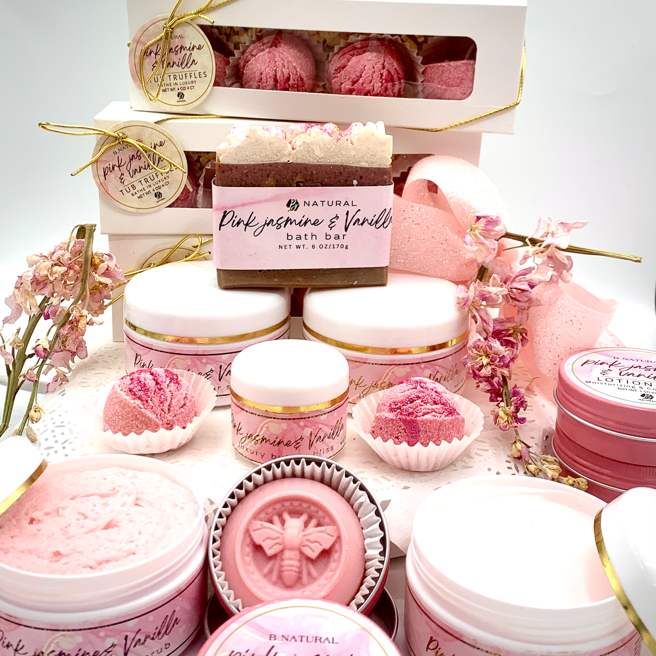 Pink Jasmine & Vanilla | Lotion Bar