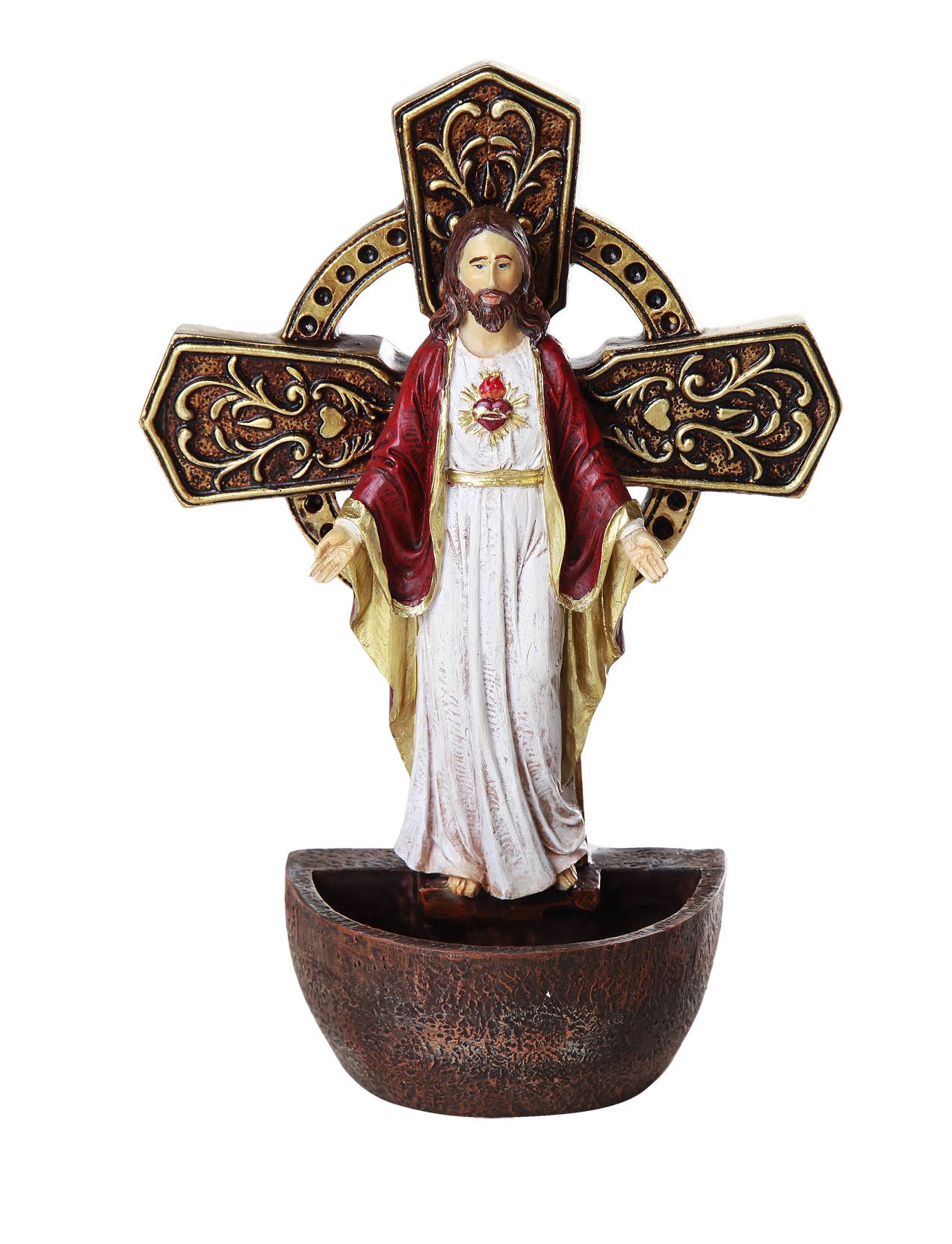 Sacred Heart of Jesus Holy Water Font