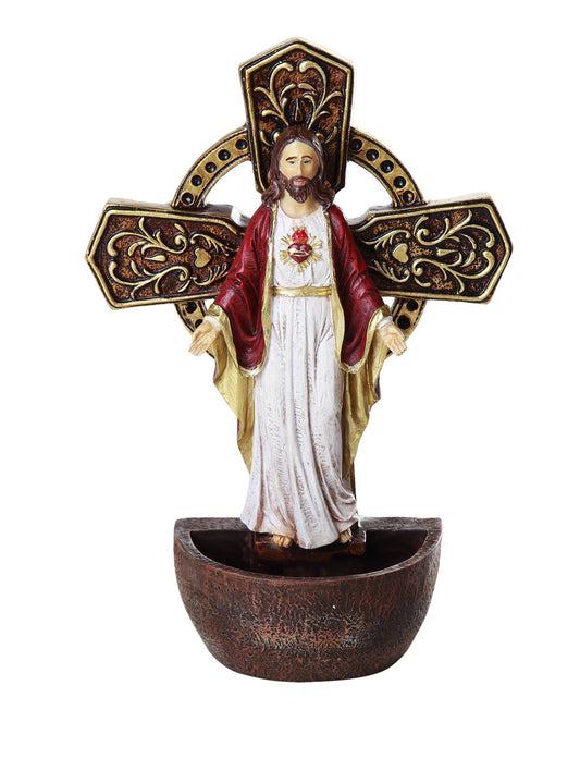 Sacred Heart of Jesus Holy Water Font
