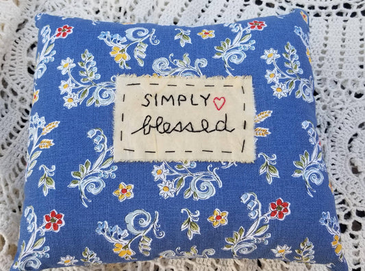 Simply Blessed Pillow