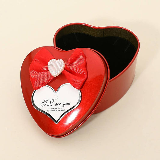 Heart Shaped Gift Tin Boxes
