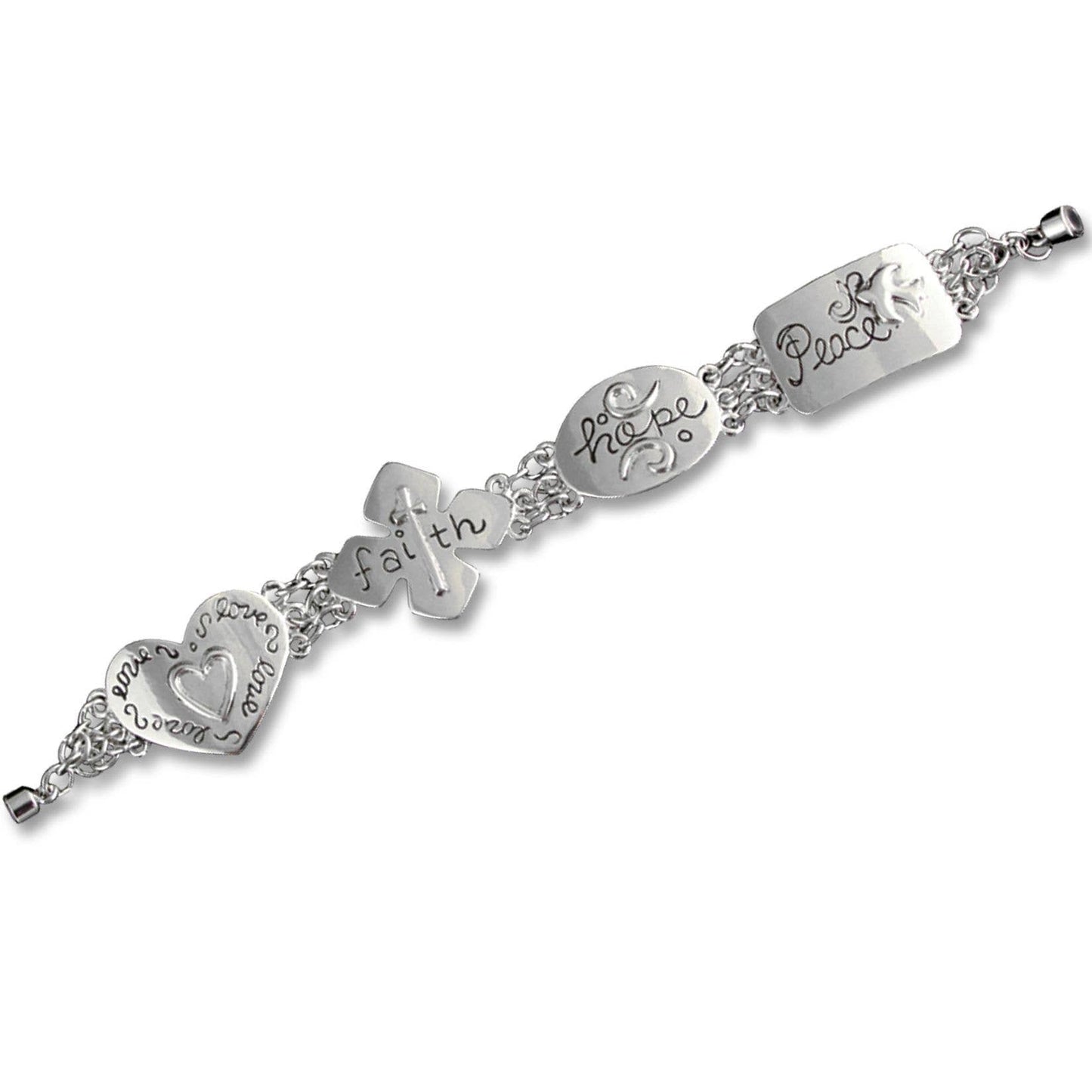Love, Faith, Hope, Peace Bracelet