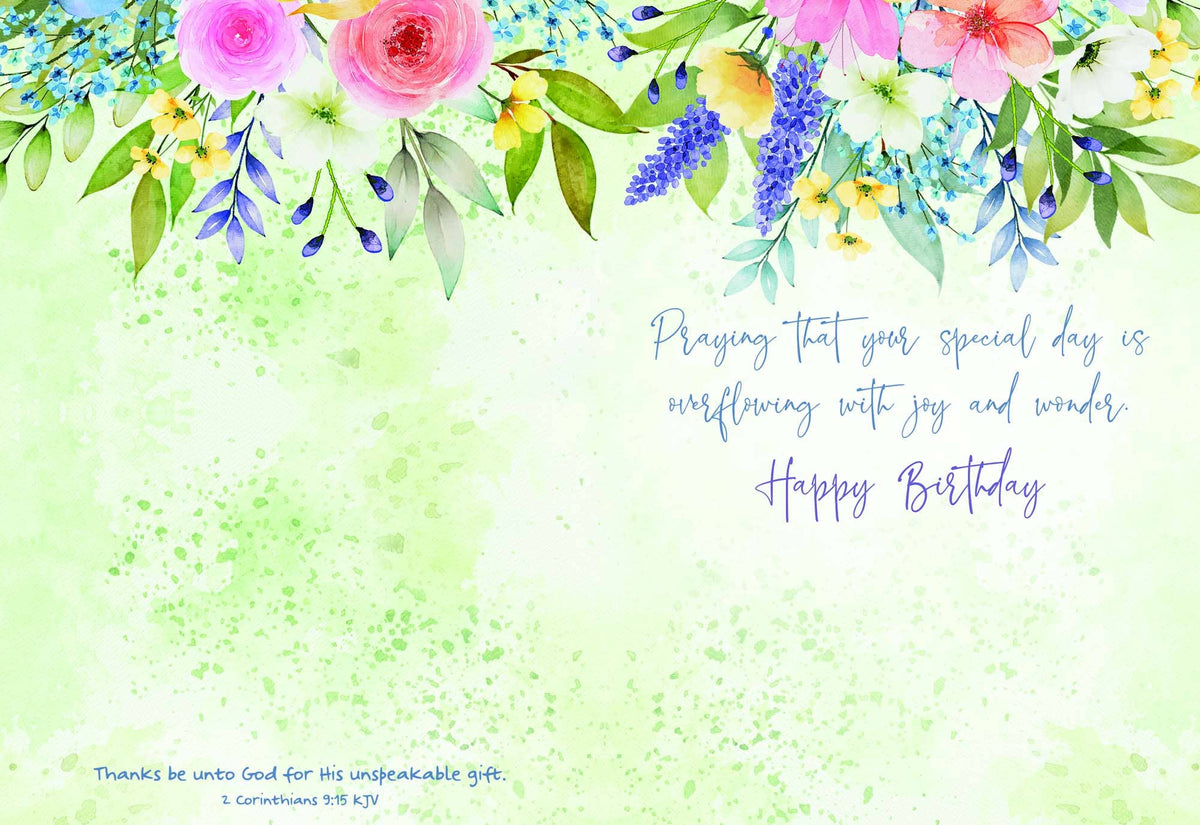 Garden Breeze Birthday Cards
