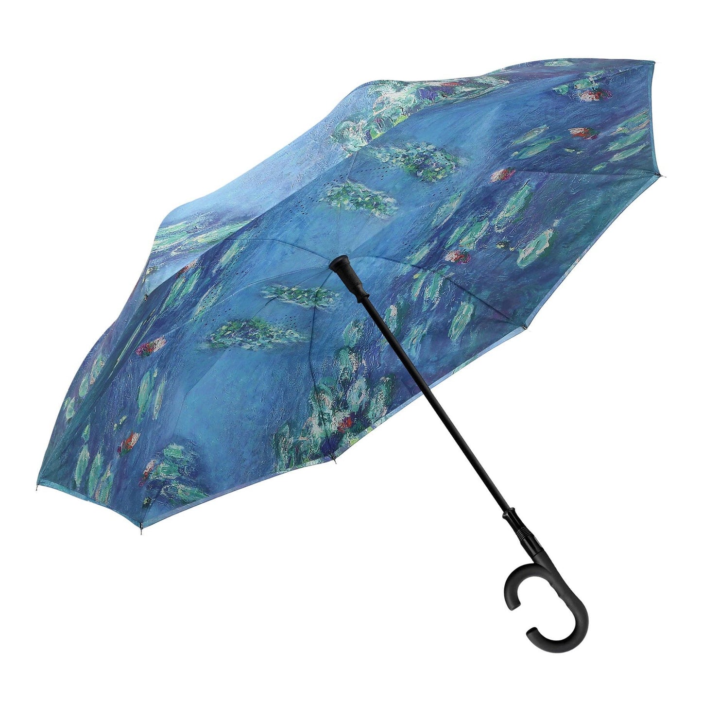 Umbrella inverted- Monet Water Lilies