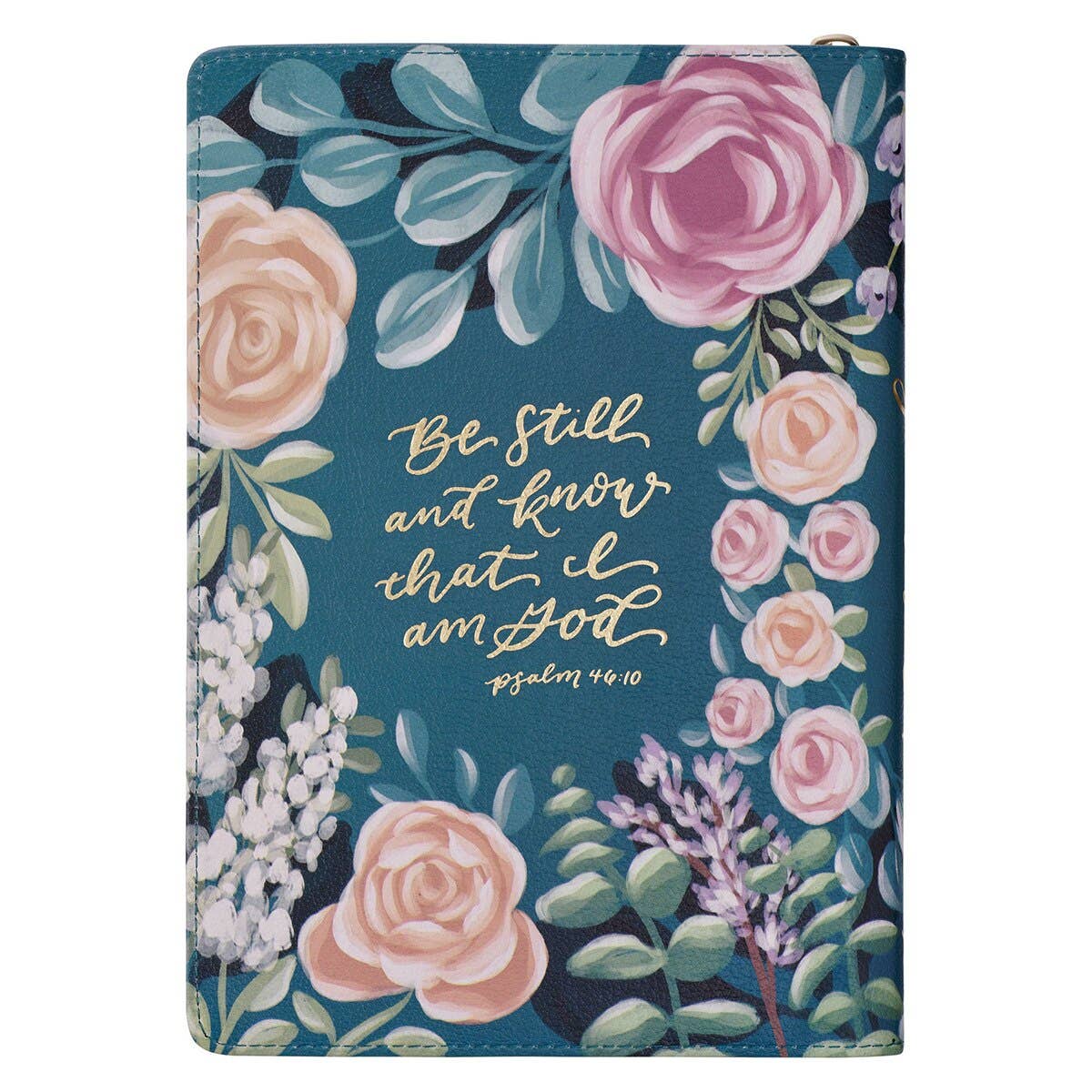 Journal Zip Teal Love the Lord Matt. 22:37