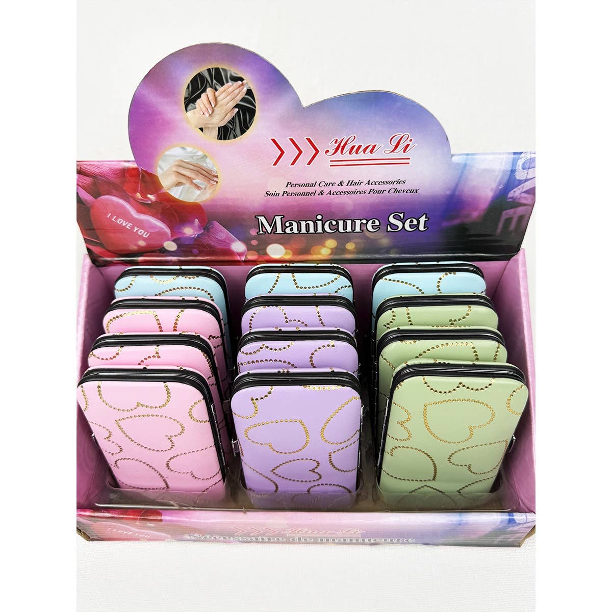 Heart Personal Mani and Pedi Kit care tools : Mixed Color