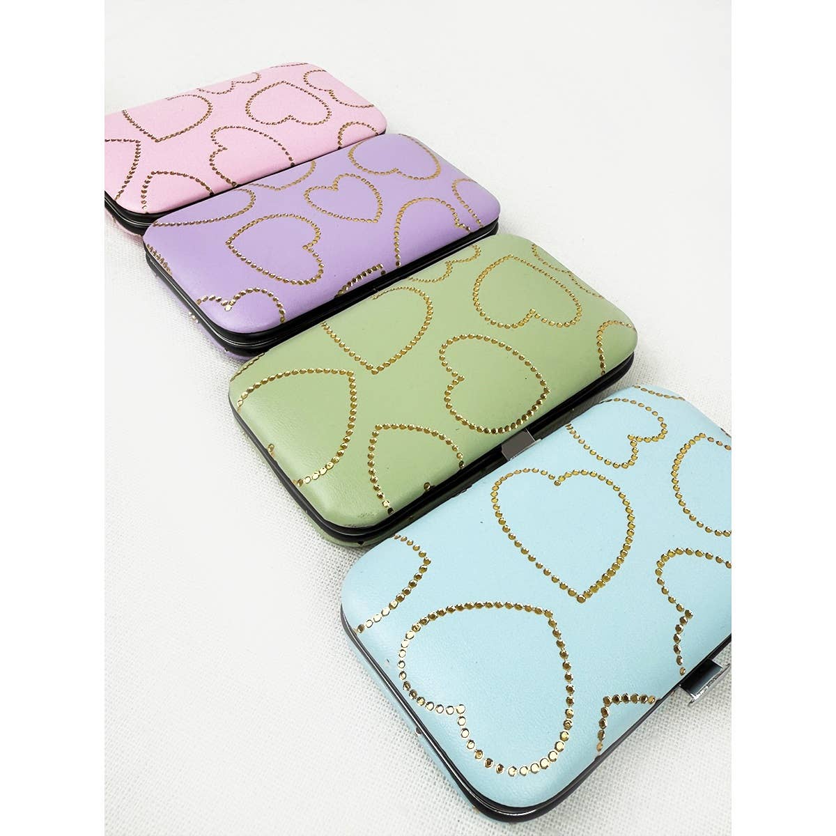 Heart Personal Mani and Pedi Kit care tools : Mixed Color