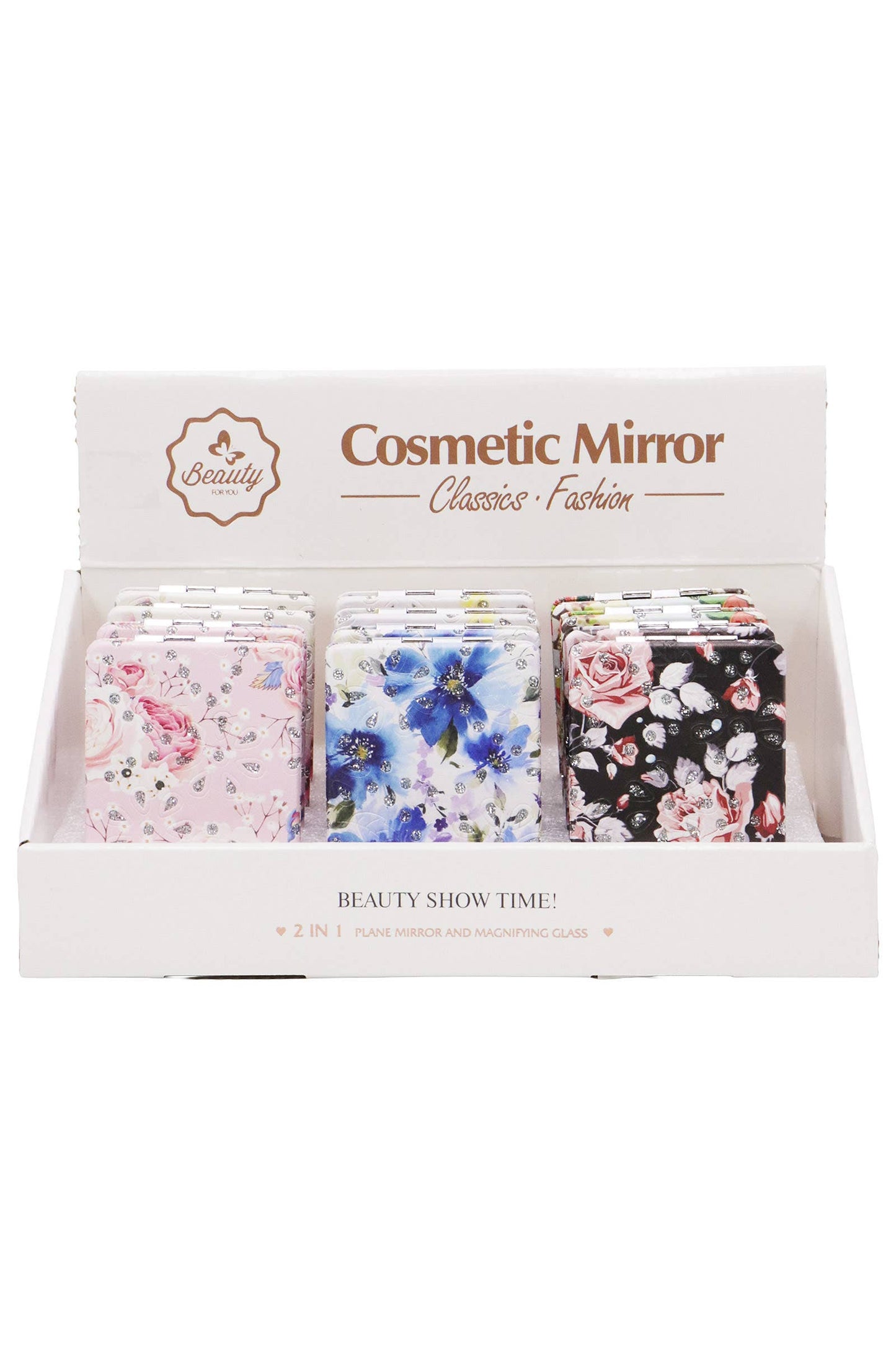 Cosmetic Mirror- Flower Garden