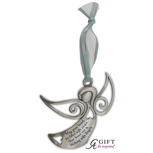 Walking with Angels Guardian Ornament