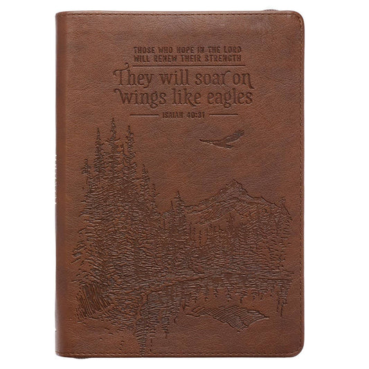 Journal Zip Brown They Will Soar Isa. 40:31