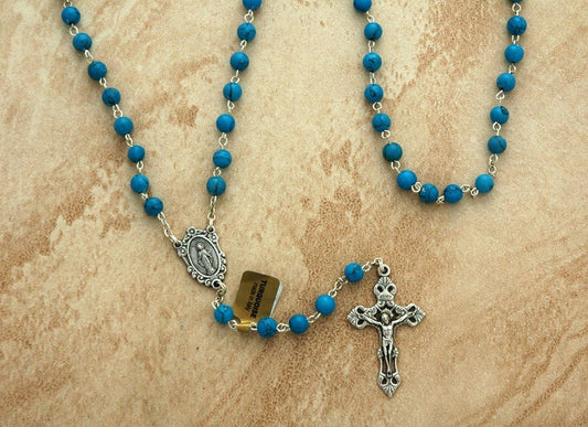 Turquoise Italian Rosary
