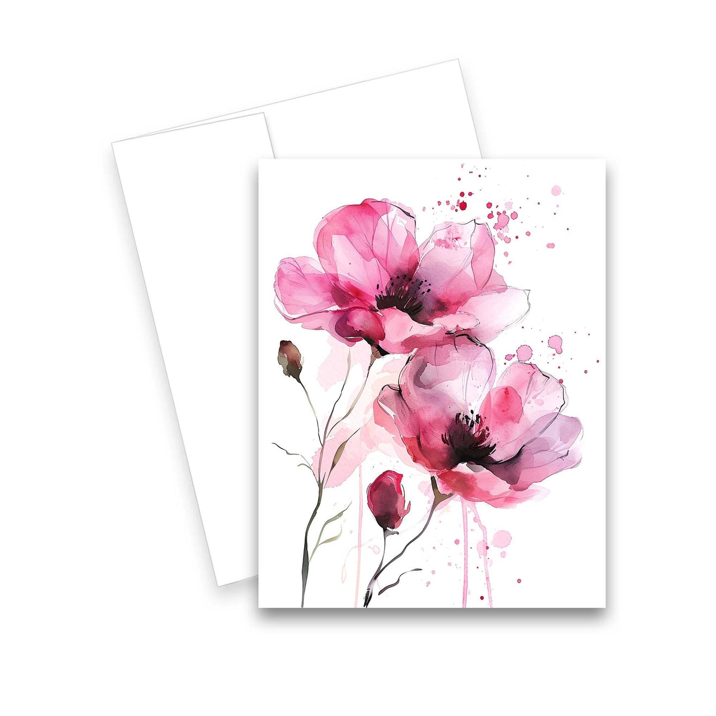 Greeting Cards- Assorted Watercolor Wildflower 6pk