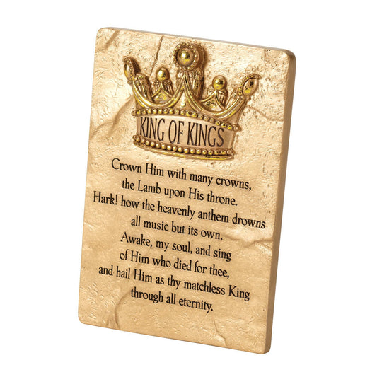 Crown Him Resin Tabletop Plaque