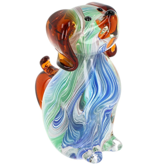 Dog- Glass Handmade
