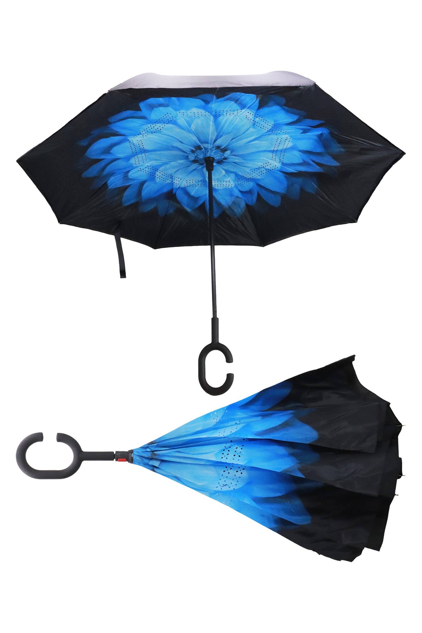 Umbrella- reverse open inverted