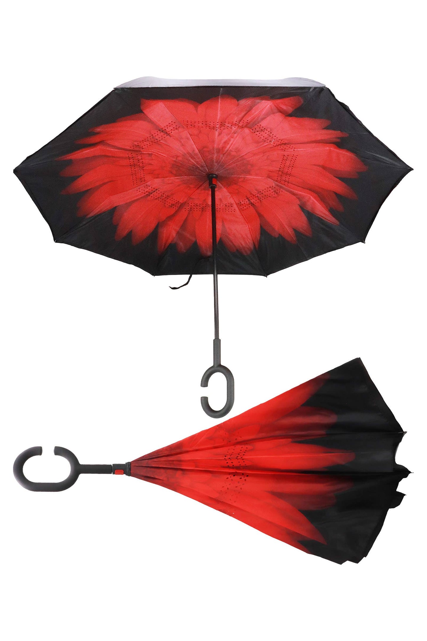 Umbrella- reverse open inverted