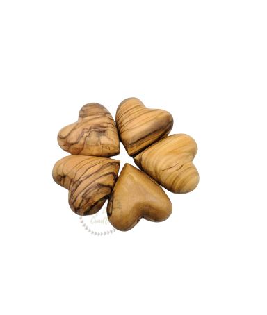 Holy Land Olive Wood Holding Heart