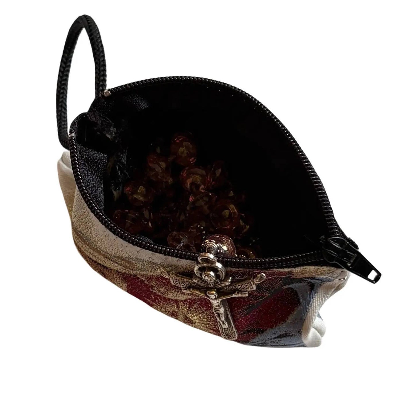 Rosary Pouch - Sacred Heart of Mary 4" x 6"