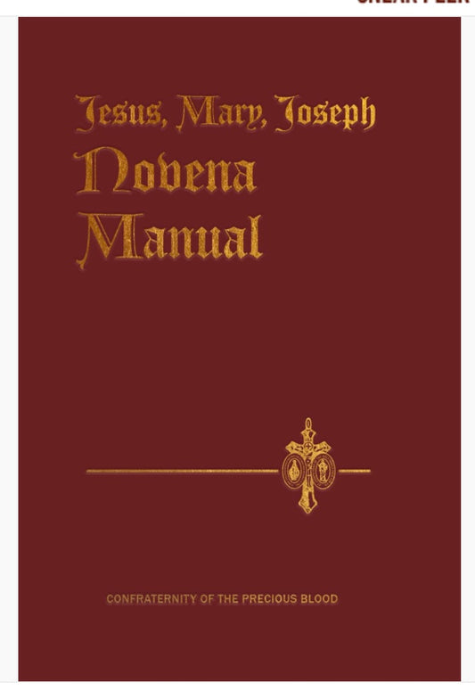 Novena Manual The New Revised Jesus, Mary, Joseph  Mini leatherette