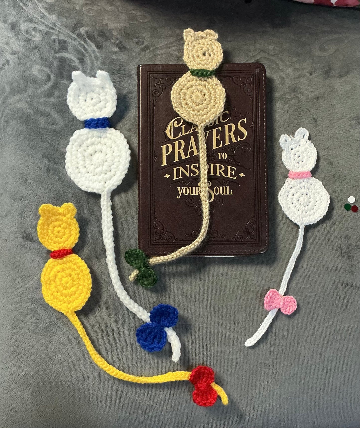 Kitten bookmark Crocheted by Toot