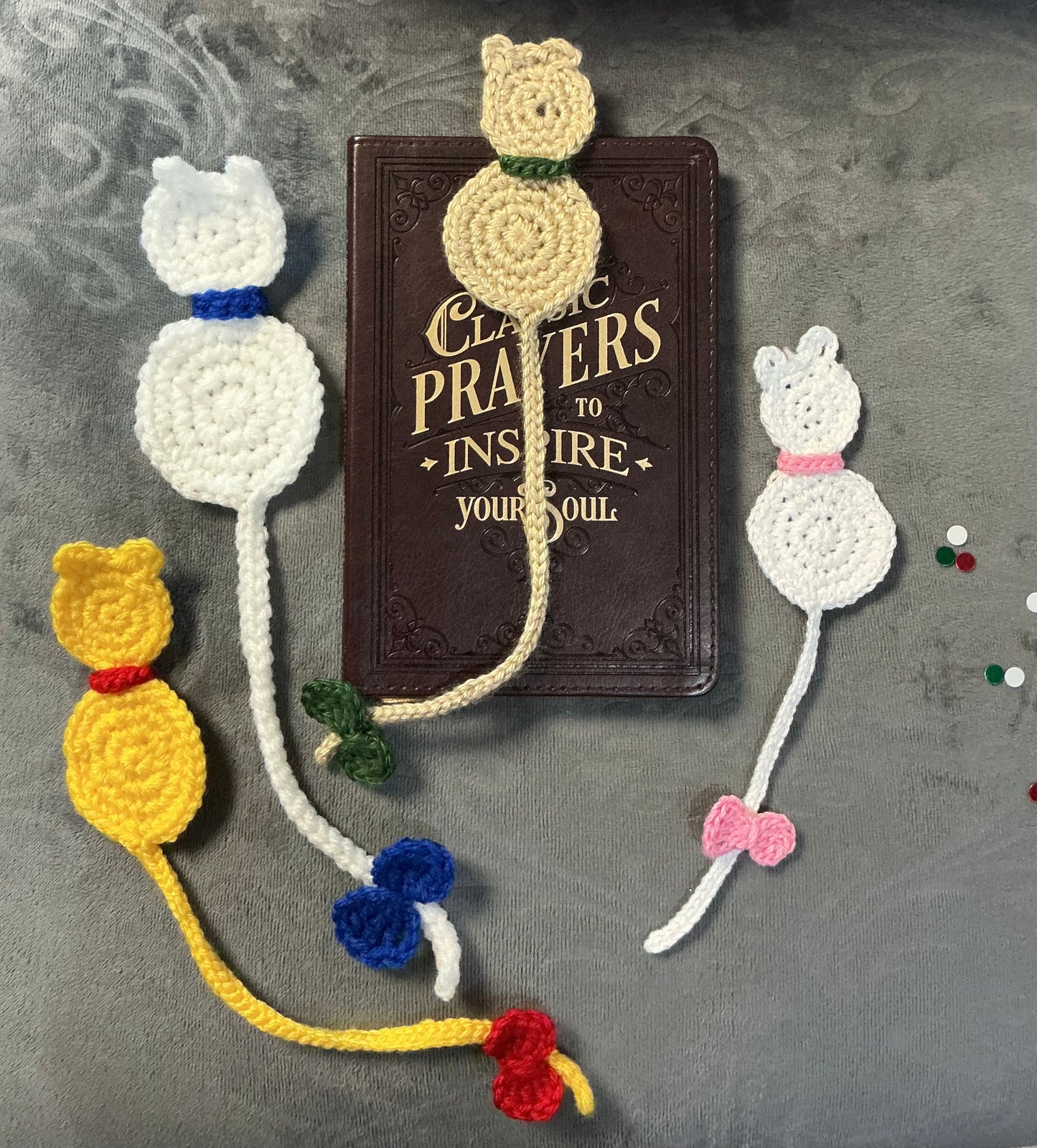 Kitten bookmark Crocheted by Toot