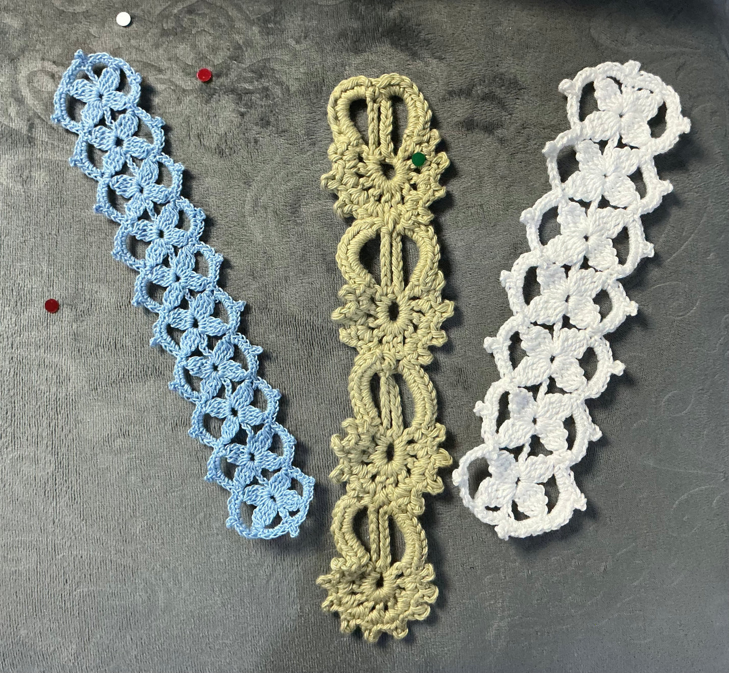 Fancy Crochet bookmark by Toot