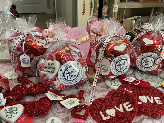 Hearts Gift basket