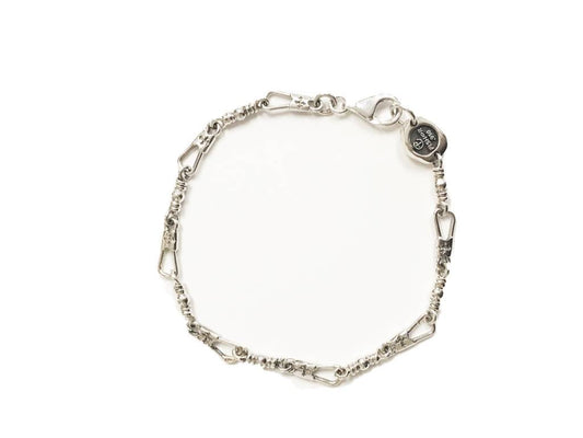 ACTS Bracelet baby link w/crosses sterling silver 7.5”