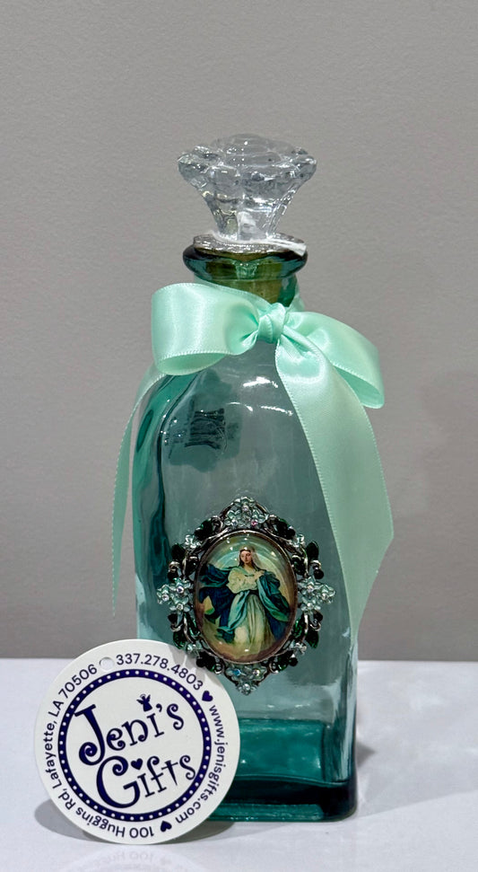 Lt. Green Lady Grace Holy Water Bottle