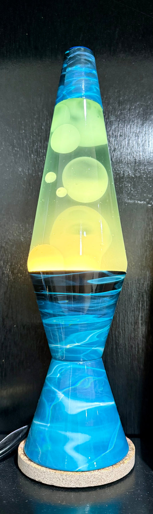 White & Blue Lava Lamp