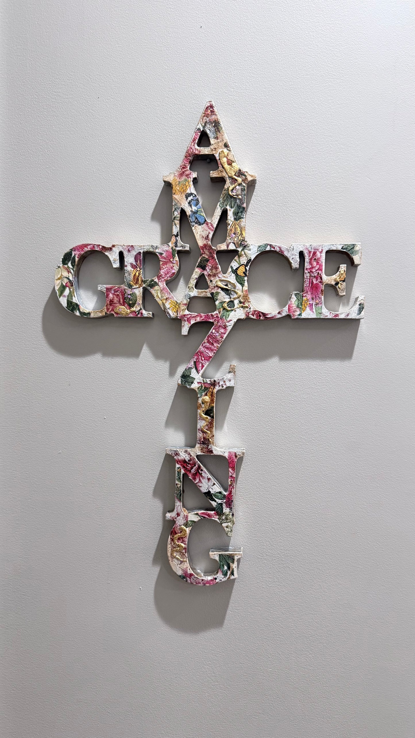 Custom Amazing Grace Wall Word Art