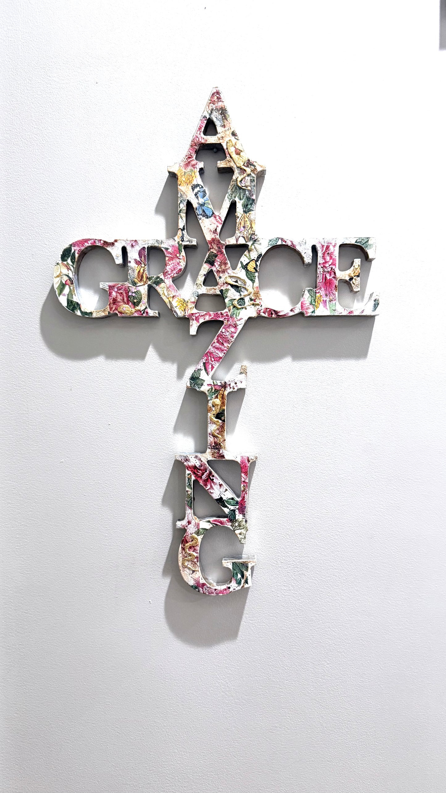 Custom Amazing Grace Wall Word Art