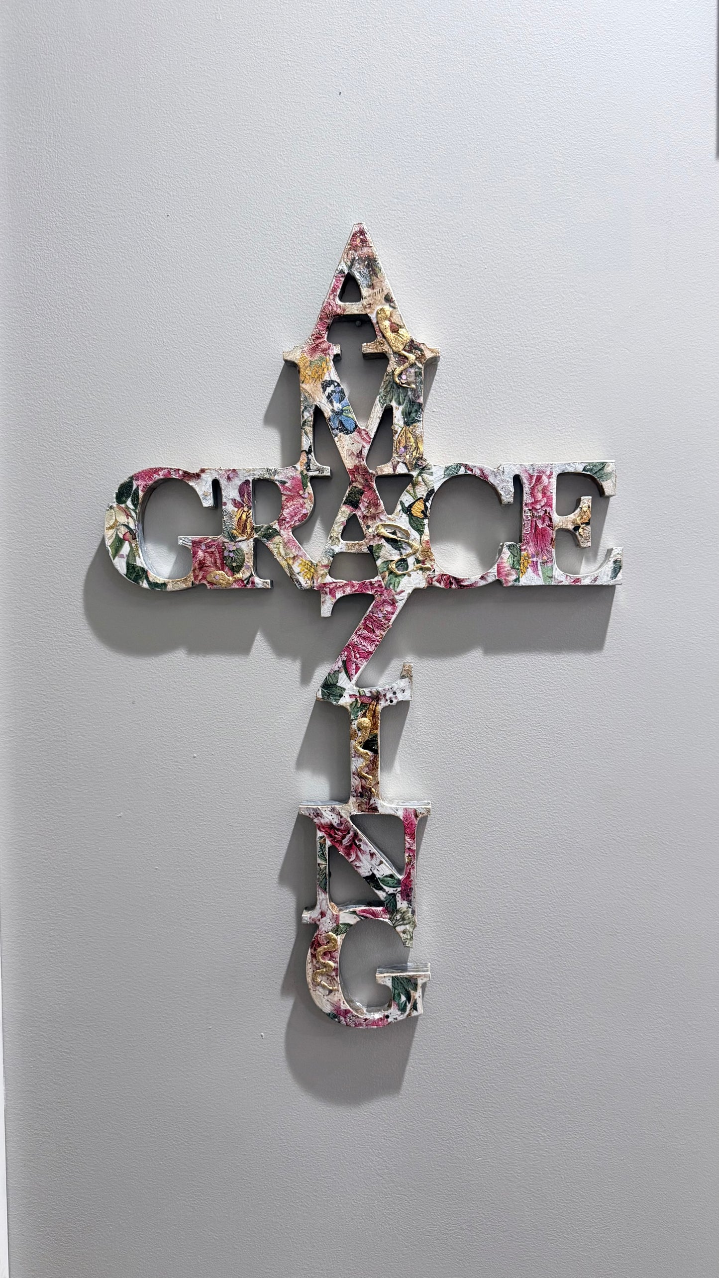 Custom Amazing Grace Wall Word Art