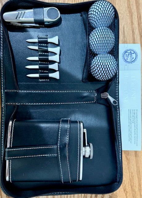 Travel Set Golf & Flask