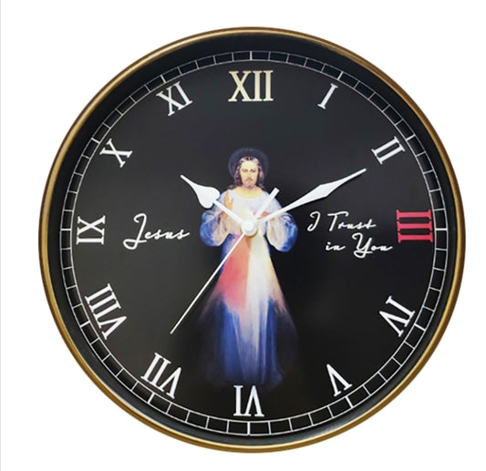 Divine Mercy Wall Clock