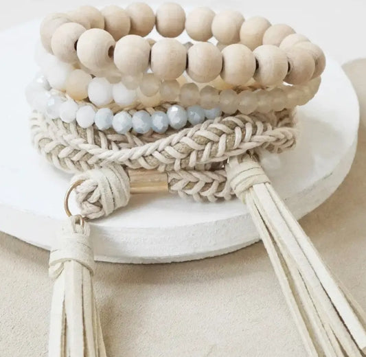 Boho Wrap Tassel Bracelet
