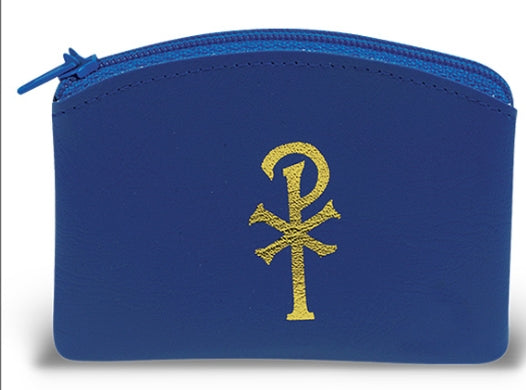 Blue Rosary Case