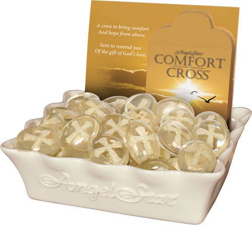 Comfort Cross Stone with Poem Envelope