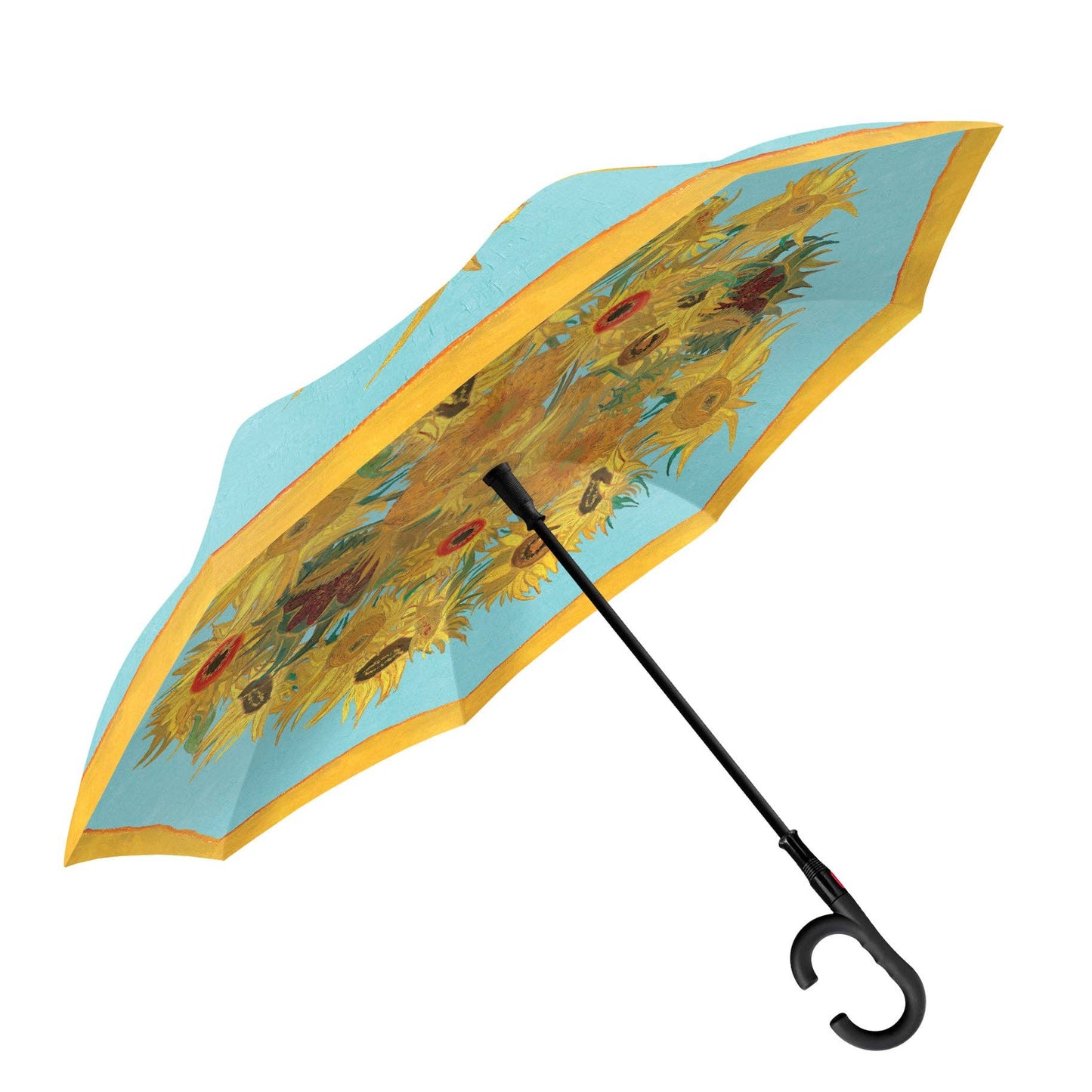 Umbrella Inverted- Van Gogh Sunflowers