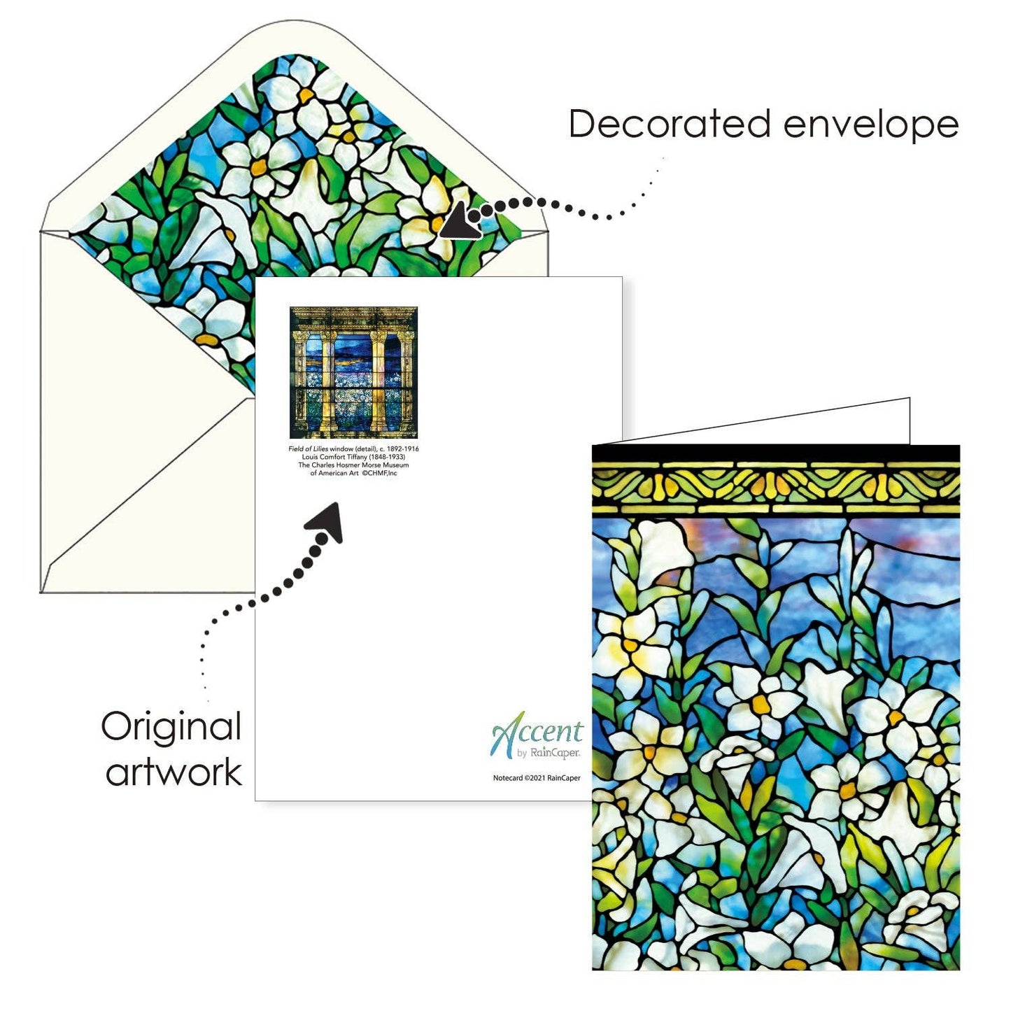 Blank Note Cards Tiffany Stained Glass Masterworks