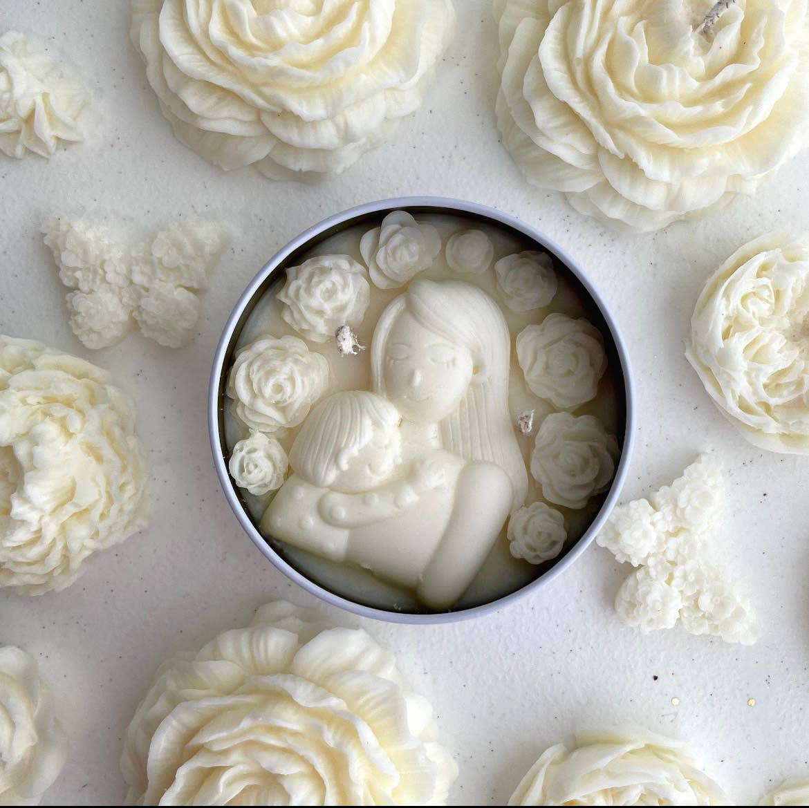 Strawberry Cheesecake Mother & Child Candle