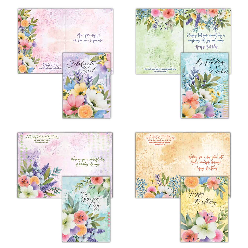 Garden Breeze Birthday Cards