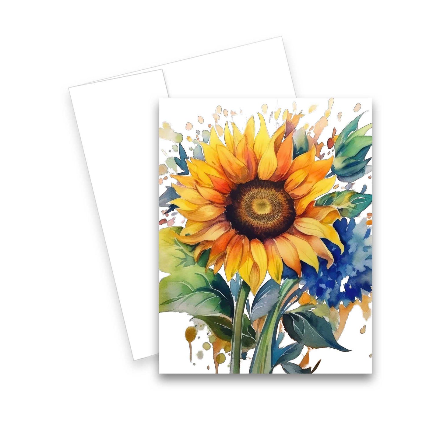 Greeting Cards- Assorted Sunflower Blank Notecards 6pk